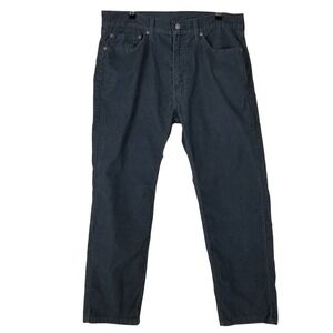 Levis 505 Mens Regular Fit Corduroy Pants Gray W36 L29 Straight Leg‎ Cords